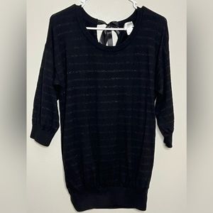 Motherhood Maternity Black Tunic Sweater